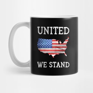 United We Stand and the American Flag Mug